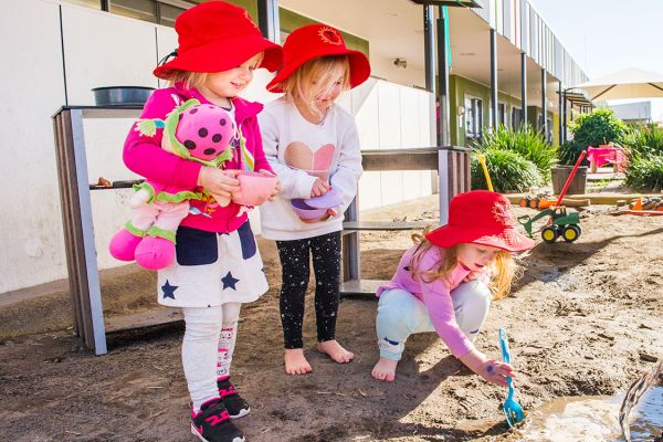 Children playing at YMCA Child Care Centre
