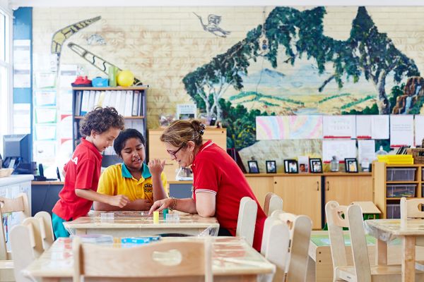 Children playing at YMCA Child Care Centre